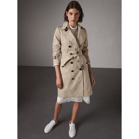 burberry sandringham trench coat heritage stone|Burberry sandringham trench coat long.